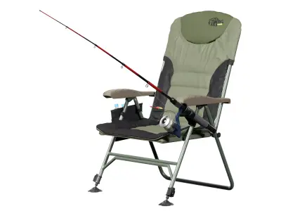 Camping Chair Low-poly 3D model