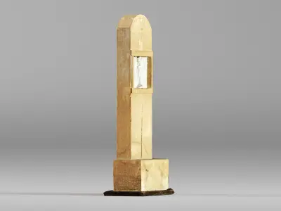 001637 3D Scan of Metternich Stele Ancient Egyptian Inscription 3D model