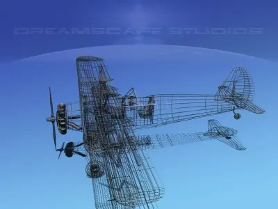 Stearman PT-17 Kaydet V03 3D model