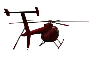 helicopter 3D model