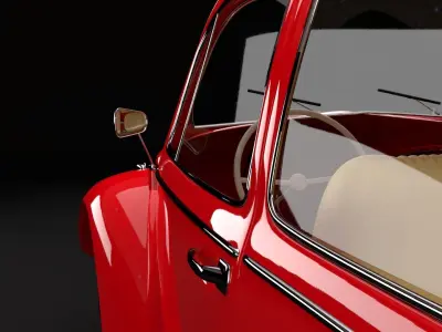 VW Kafer 1963 Free 3D model