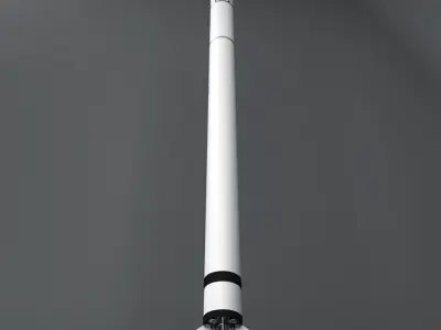 SA-7 Grail Rocket low poly Low-poly 3D model