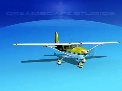 Cessna 172 Skyhawk 1958 V04 3D model