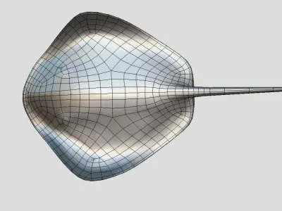 Stingray Realistic Animated Low-poly 3D model