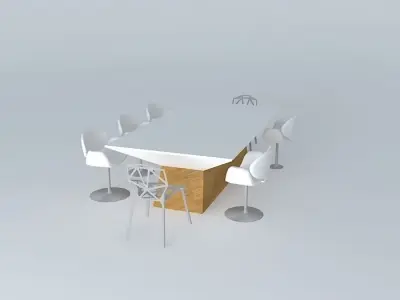 Dining Table Romeo Free 3D model