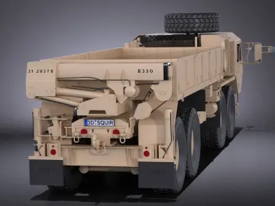 Oshkosh Hemitt A4 Cargo Truck 3D model