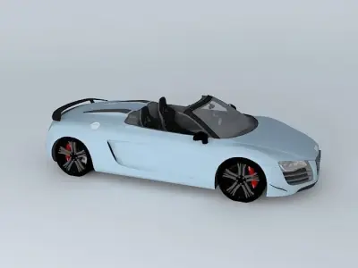 Audi R8 GT Spyder Typ 42 2012 Free 3D model
