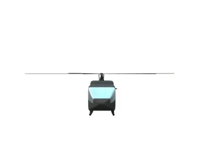 Helicopter Free low-poly 3D model