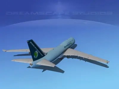 Boeing 747-8I World Charters 3D model