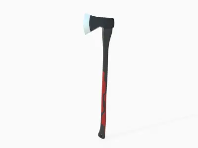 Axe M03 - with STL Low-poly 3D model