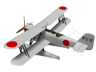 Kawanishi E7K1 Alf 3D model