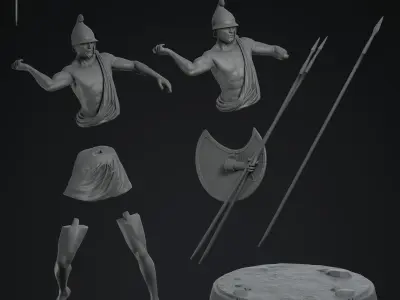 Peltast 3D print model