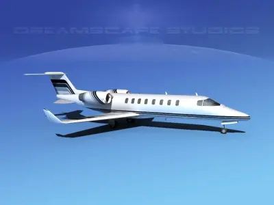 LearJet 45 V16 3D model