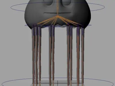 Rig Jelli Low-poly 3D model