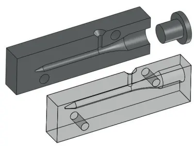 Golf Tee injection mold Free 3D model