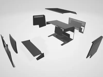 Apple Lisa 2 Macintosh XL PART Specialle 3D model