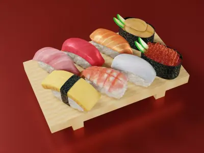 Sushi 3D model