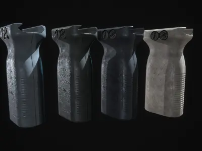 RVG - Rail Vertical Grip Low-poly 3D model