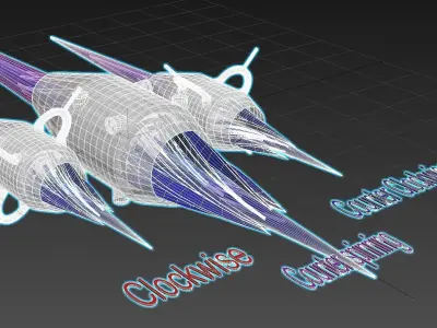 Vortex Implosion Thruster - Concept 3D model