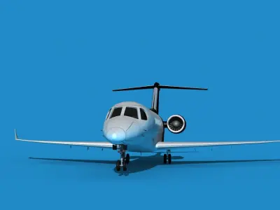Cessna Citation C700 Longitude V11 3D model