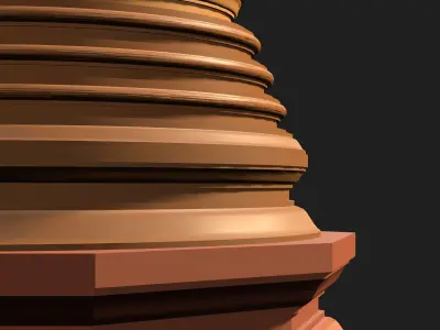 Stupa 24ZZ07 3D model