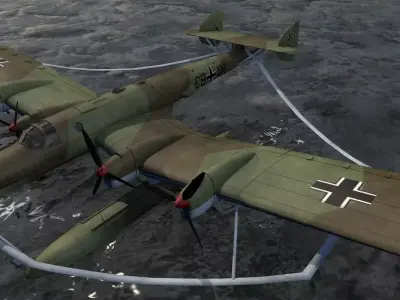 Blohm und Voss Bv-139 B-MS Minensuch 3D model