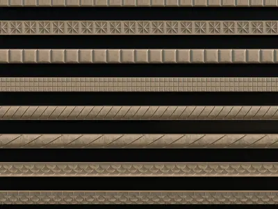 Ornament Pack Vol 6 - Gothic Medieval Byzantine 3D model