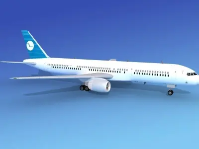 Boeing 757-200 Finnair 3D model