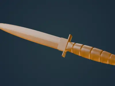 Simple Army Knife - 3D print model