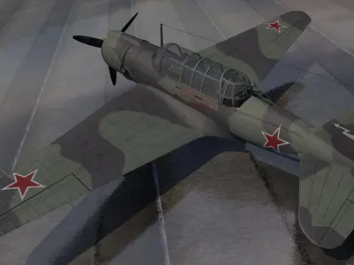 Sukhoi Su-2M-82 3D model