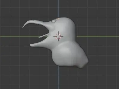 Vulture Head Sculpt Free 3D print model