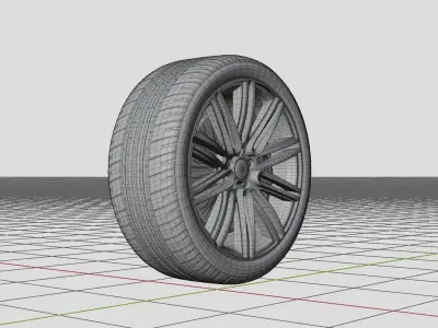 Bentley Continental GT Speed 2015 Wheel 3D model