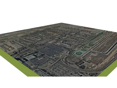 Los Angeles International Airport Terminal - High Resolution 3D model