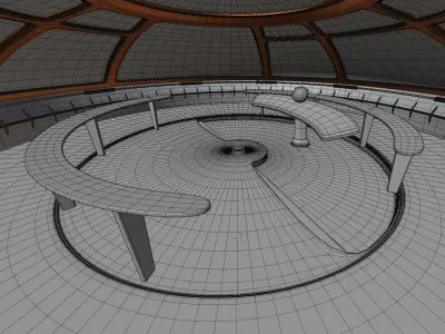 UFO - SpaceShip - Alien - Ovni - Extraterrestre - Nave Espacial 3D model