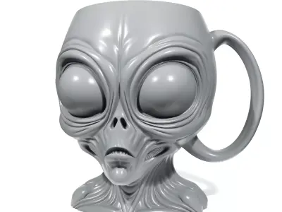 Alien Mug 4 3D print model