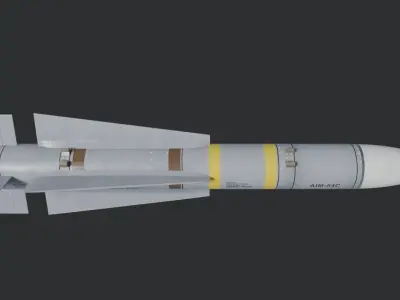 AIM-54C Phoenix missile 3D model