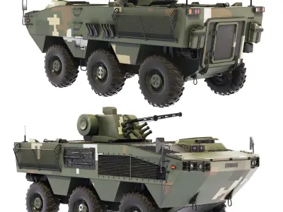 BTR Otaman-3 2019 3D model