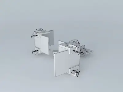Clip for Mitre 90 Degrees Vrs 2 3D model