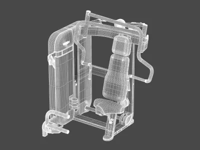 Technogym Selectorized Artis Chest Press 3D model