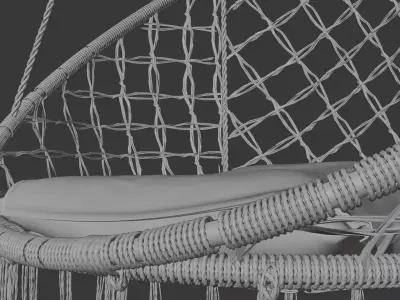 Hanging Chair 3D model 2