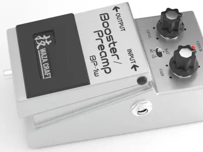 BOSS - effects pedals BP-1W 3D model