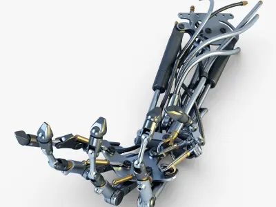 Robotic hand v 2 3D model