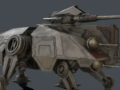 Star Wars - AT-TE Low-poly 3D model
