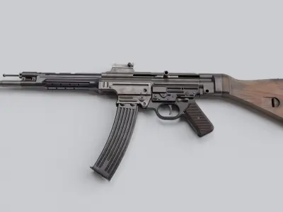 STG 44 Sturmgewehr stg44 Low-poly 3D model