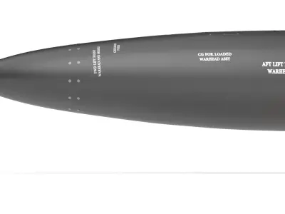 Lockheed Martin Mgm 140 Atacms 2 Tactical Missile 3D model