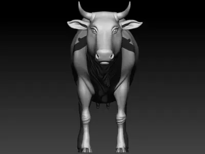 Cow 3D Model 3D print model