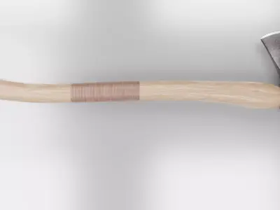 3d Axe 01 Low-poly 3D model