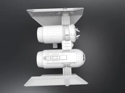 Tie Bomber scale model 3D print model