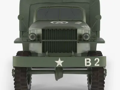 GMC CCKW Military Truck 3D model