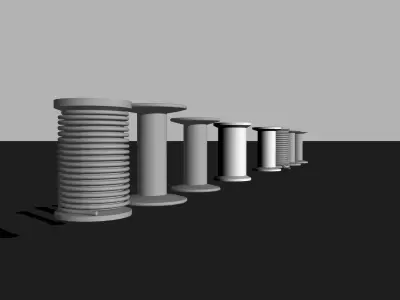 Sewing or Fly Tying Bobbins Free 3D model